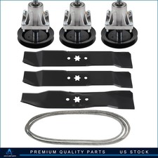 Deck Rebuild Kit Blades Spindles Belt Fits Cub Cadet 46" LT 1045 1046 fits MTD