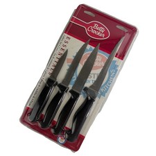NEW Betty Crocker Essentials Knife Set 4 Piece Cutlery SEALED