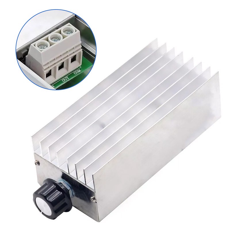 AC 0-220V 10000W SCR Motor Speed Controller Volt Regulator Thermostat Dimmer