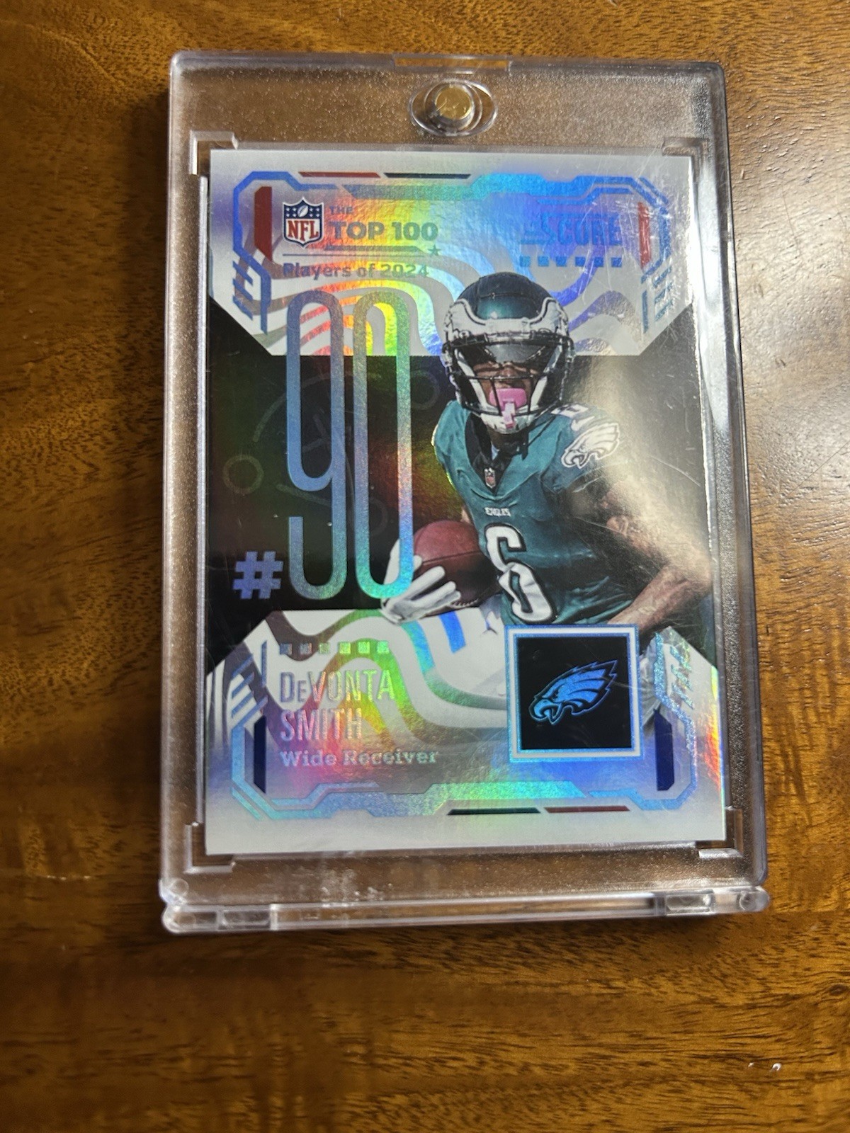 2025 Score DeVONTA SMITH TOP 100 SSP CASE HIT Eagles