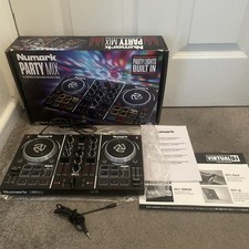 NUMARK Party Mix 2 Channel DJ Controller W/ Built In Lights - Fully Working 