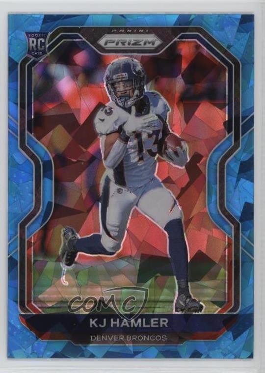 2020 Panini Prizm Rookie Blue Ice Prizm 30/99 KJ Hamler #315 Rookie RC o8g