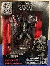 Star Wars 40th Anniversary Black Series Titanium Series DARTH VADER Hasbro 2016