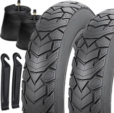 Revere 20x4.0 Fat Tire E-Bike Replacement All-Terrain 2 Tires 2 Tubes
