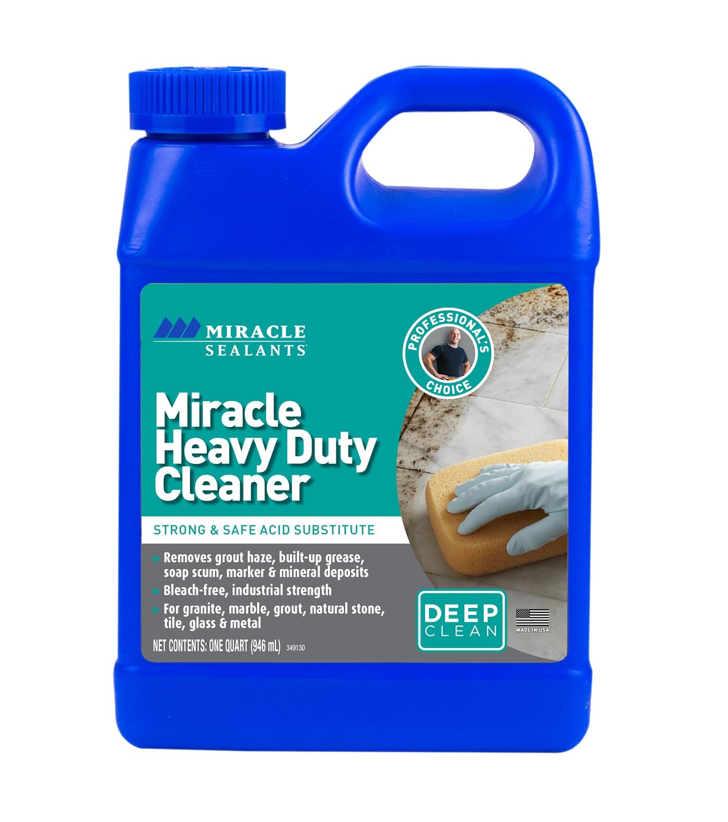 Miracle Heavy Duty Non-Acidic Cleaner, Tile & Stone Cleaner 