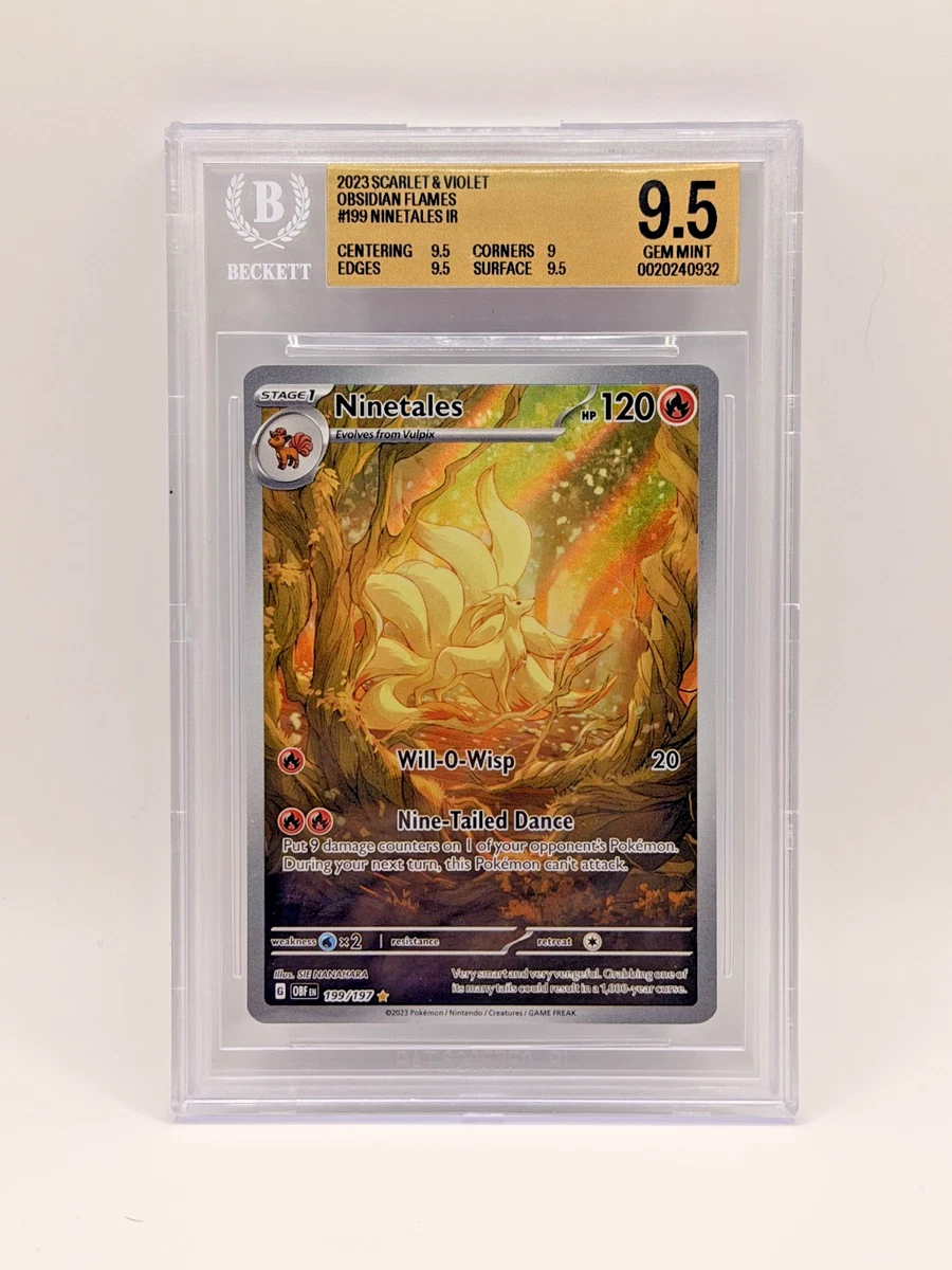 Pokémon TCG Rare Grade 9.5 Individual Collectible Card Game Cards