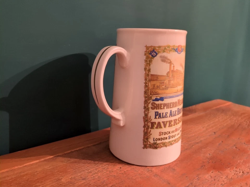 Shepherd Neame & Co Faversham Brewers Ceramic Beer Water Jug Breweriana Pub Bar - Image 2 of 4