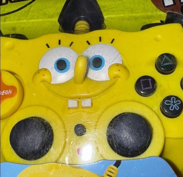 2004 PlayStation 2 Spongebob Squarepants Controller RARE  ps2 Nickelodeon DD10 - Image 2 of 4
