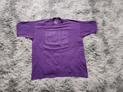 Vintage Y2k K-State Embossed Wildcats T-Shirt Mens XL Embroidered Cursive Purple