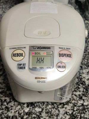 Zojirushi CD-LCC30 Electric Hot Water Boiler & Warmer   3.0L Capacity