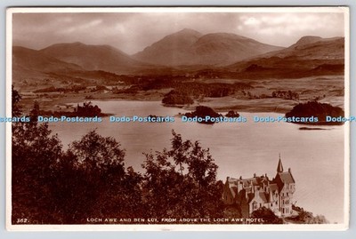 R818259 Loch Awe und Ben Lui von über dem Loch Awe Hotel. J. B. Weiß. Dundee.