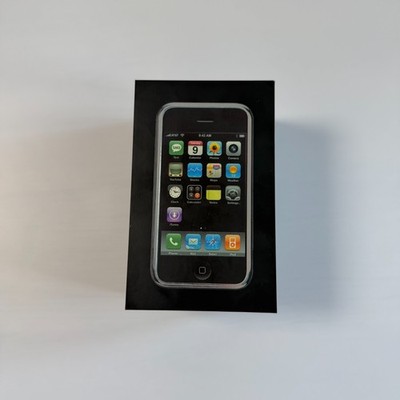 Apple iPhone 1st 8GB Black w/Original Box Accessories iOS 1.1.4 A1203 Tested