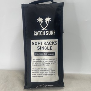 Catch Surf Soft Racks Single In bag Surfing Beach Summer Fun Black and White