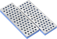 70Mm 360 Grit Coarse Ski Snowboard Diamond Stone, 2 Pack Ski Edge Sharpener Diam