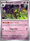 Pokemon : Pitch Black #034/084 Banette