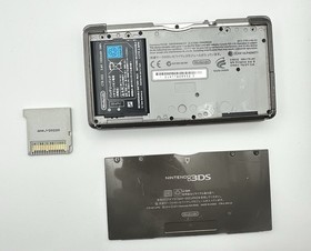 Nintendo 3DS black Japan console + Naruto SD Game - Great Condition