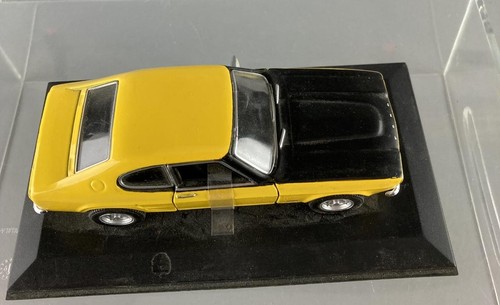 BURAGO STREET CLASSICS FORD CAPRI RS2600 IM MASSSTAB 1:32 OHNE VERPACKUNG IN GELB - Bild 5 von 5