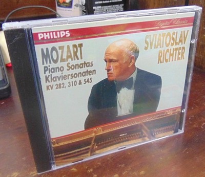 RICHTER plays MOZART K.282, 310, 545 / Philips 422 583-2 / NM CD