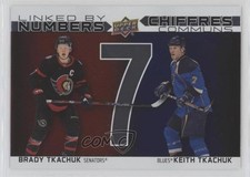 2023 Tim Hortons Greatest Duos Linked By Numbers Brady Tkachuk Keith #LN-1 e6j