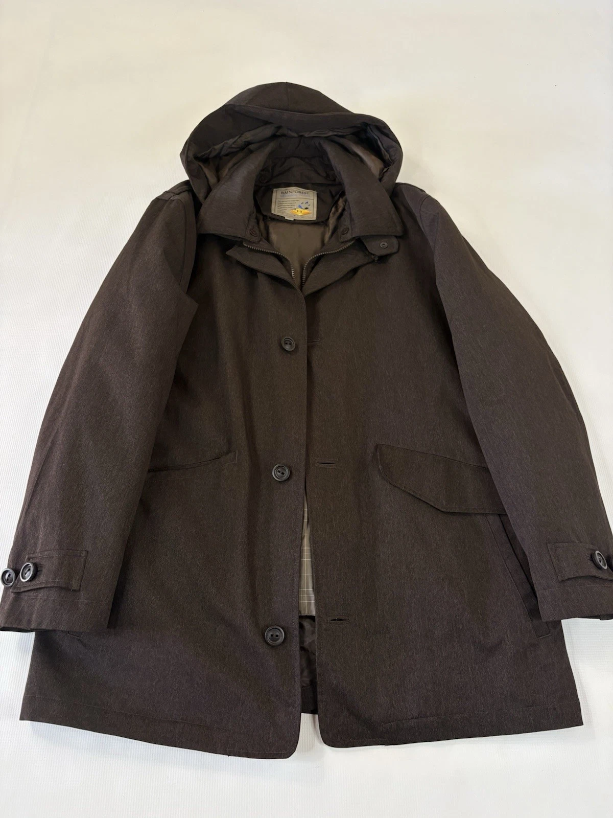 Rainforest Coat Mens Winter Wind Waterproof Membrane Brown Jacket 2-in-1 Hood L
Opens in a new windo