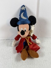Brand New With Tags Disney Store Plush FANTASIA SORCERER MICKEY BEAN BAG