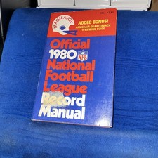 Official National Football League Record Manual 1981 Paperback  
