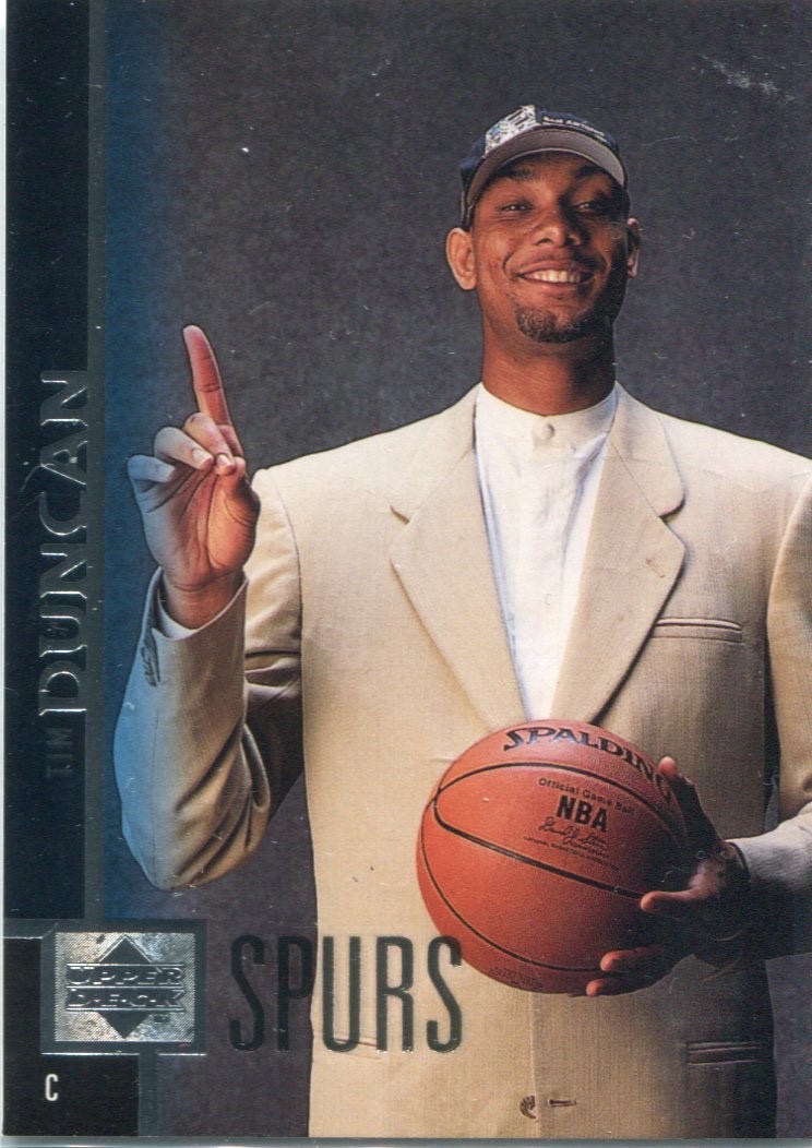 1997-98 Upper Deck - TIM DUNCAN - Rookie Card #114 - SPURS