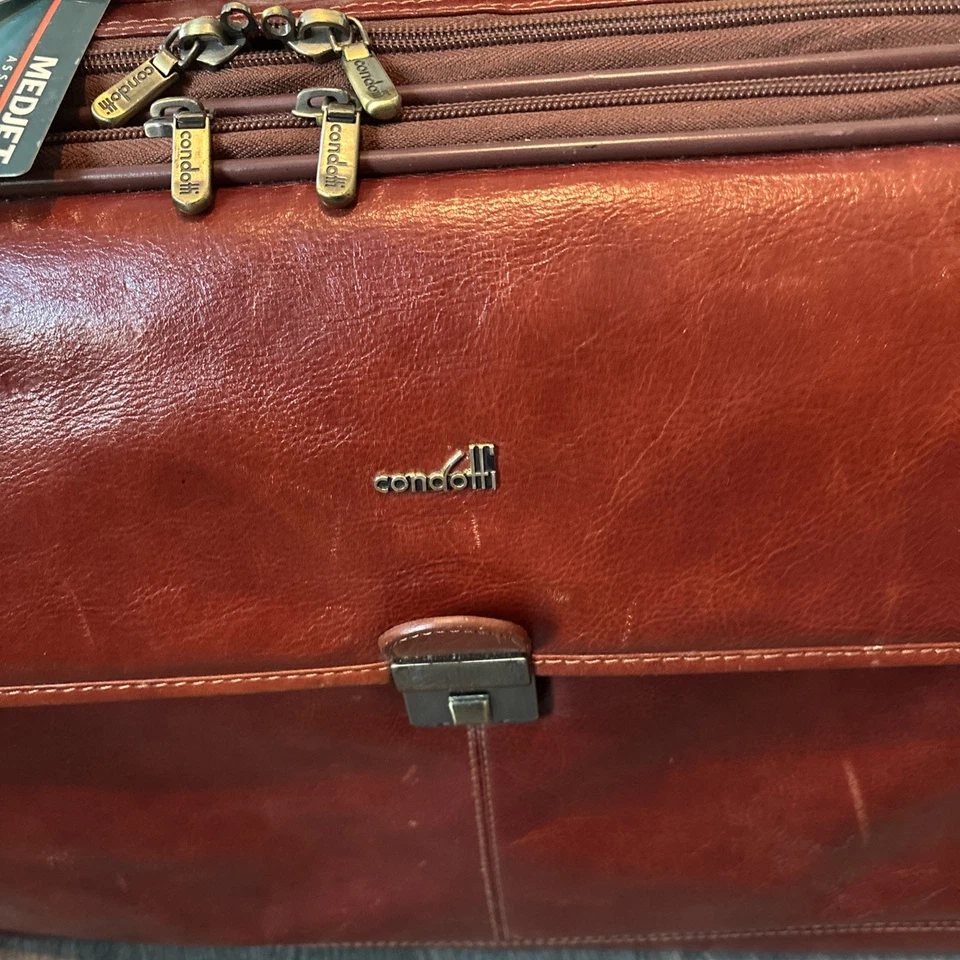 Condotti 手工皮革随身携带滚动袋公文包挎包行李箱  — 第 2/4 张图片