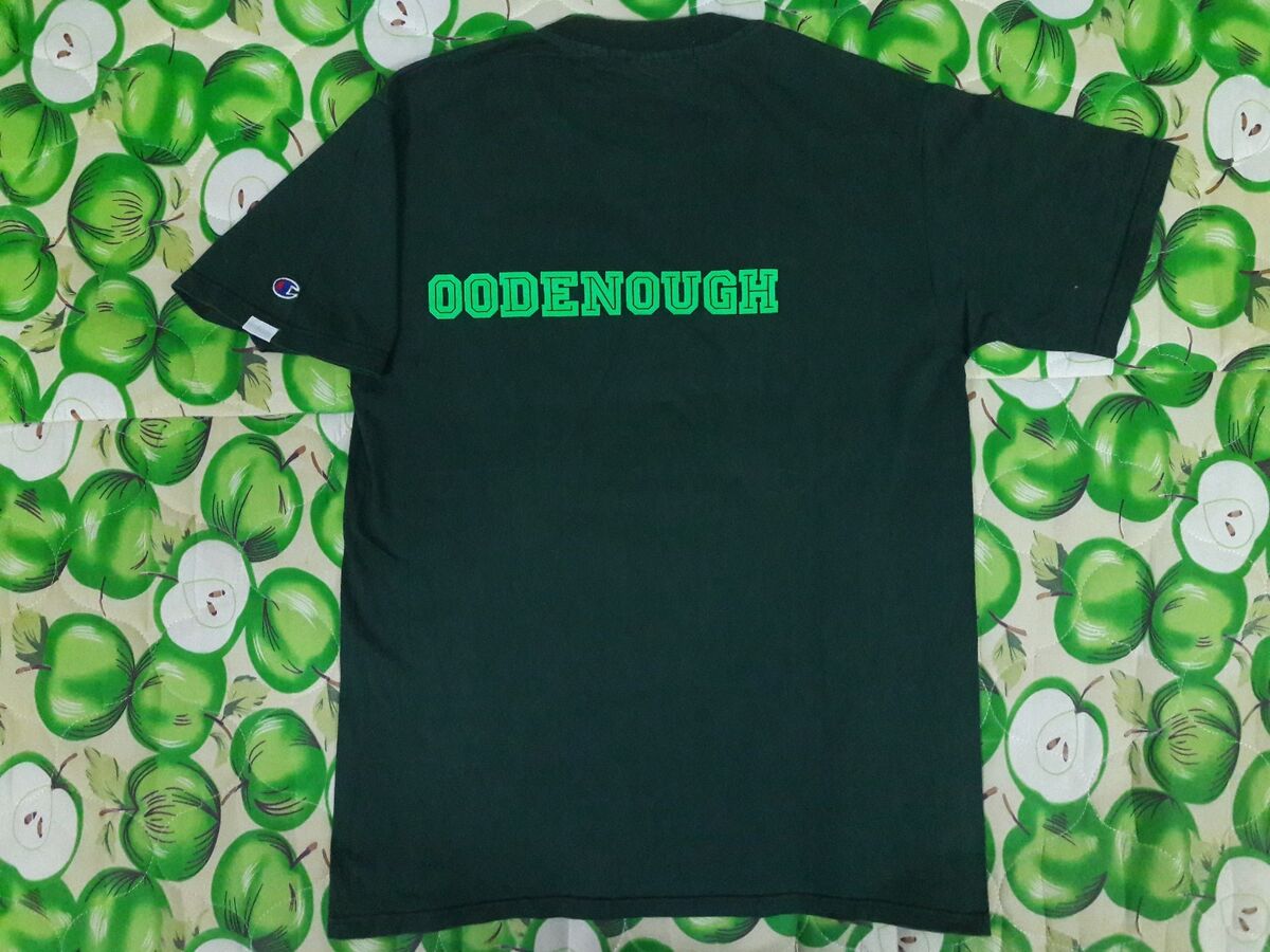 トップス 90s goodenough logo knit black GDEH VINTAGE GOODENOUGH X CHAMPION GDEH 2 SIDED T SHIRT L BATHING