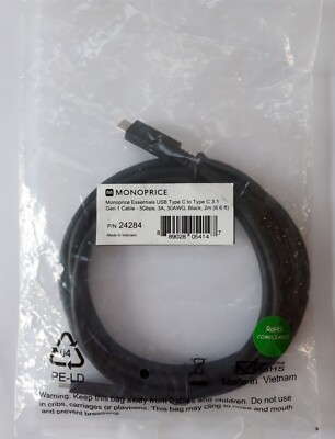 Monoprice USB C auf USB C 3.1 Gen 1 Kabel - 2 Meter