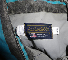 Vintage Panhandle Slim Shirt Mens Western Multicolor Pearl Snap Cowboy 18-36