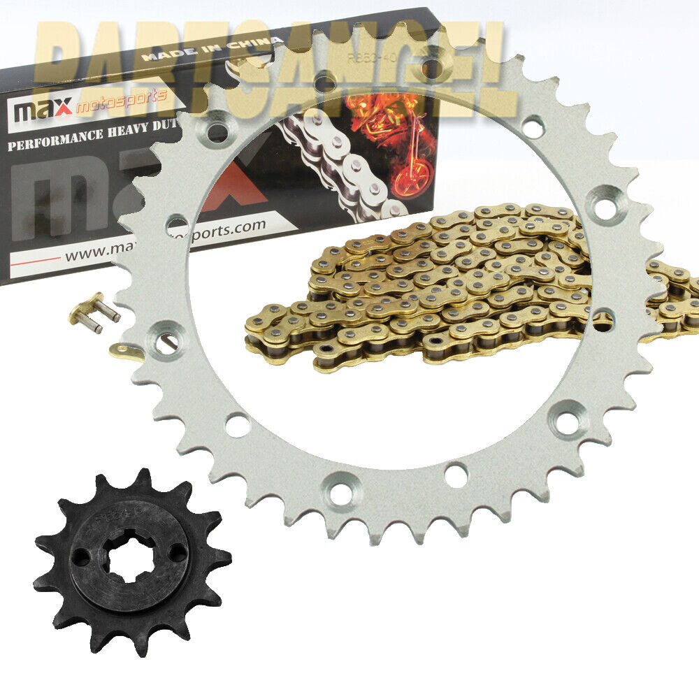 Gold Drive Chain And Sprockets Kit for Yamaha Blaster 200 YFS200