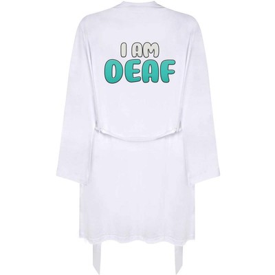 Morgenmantel/Kleid ''I Am Deaf'' für Erwachsene (RO039099)