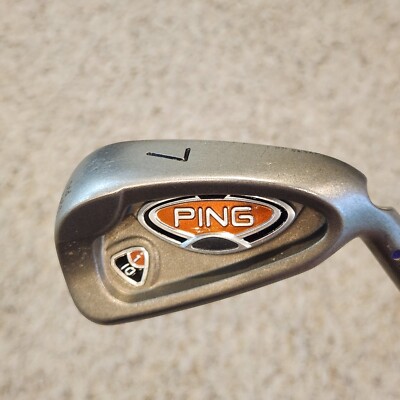 Ping i10 7-Iron - Purple Dot - Ping AWT Steel Shaft - R Flex - RH - 37.5''