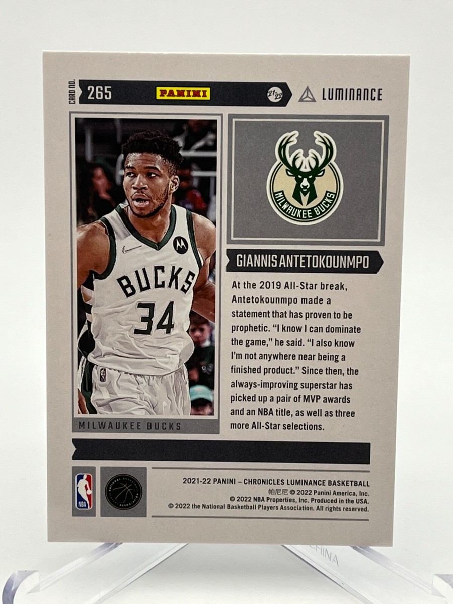 NBAカード コレクション 2021-22 Panini Chronicles Luminance Basketball Card 265