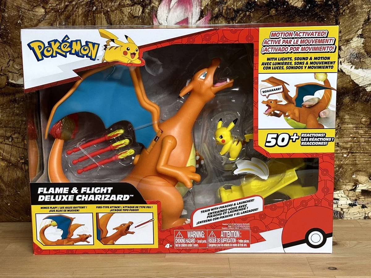 Pokemon Jazwares Flame & Flight Deluxe Charizard Interactive  