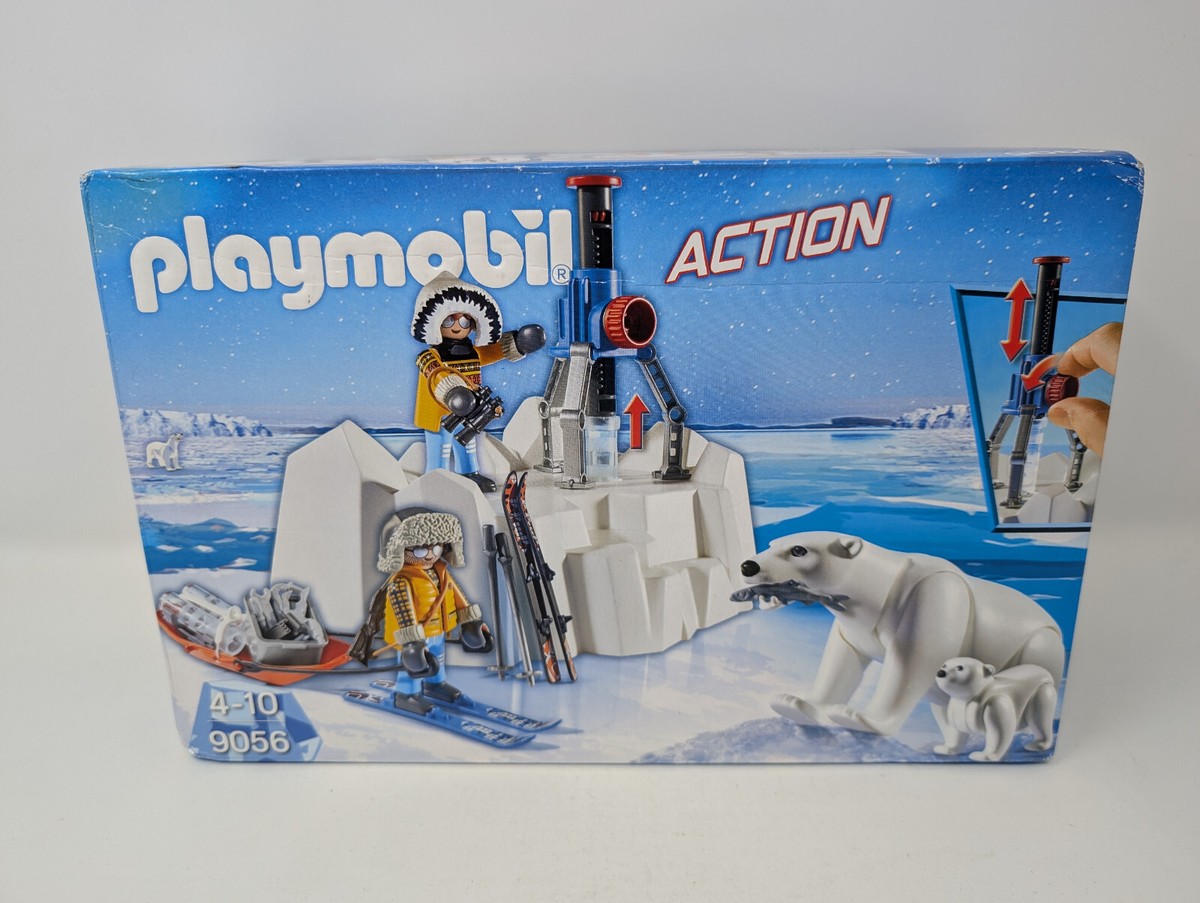 Playmobil 9056 Arctic Explorers With Polar Bears New Sealed