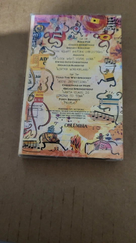 SEALED RARE PROMO Columbia CASSETTE TAPE Bruce Springsteen TONY BENNETT xmas '95 - Image 2 of 2