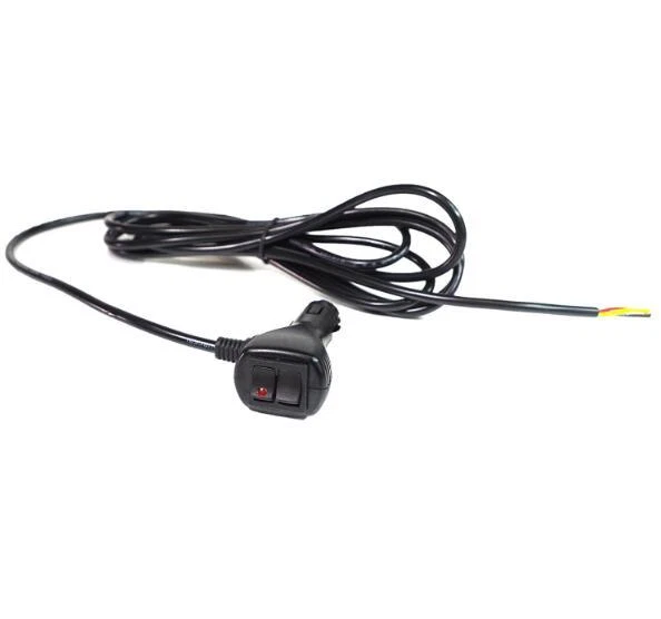10 ft Car Cigarette Lighter Socket Plug w/Changing Pattern On Off Toggle Switch - Image 2 of 4