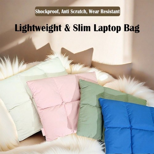 Automatic Close Notebook Storage Bag Puffy Carrying Case Travel