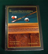 The Billiard Encyclopedia -- Brand New -- Shows Antique Pool Tables