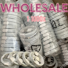 1-1000 Lot USB Charger Cable Cord For Apple iPhone 7 8 XR XS 11 12 13 14 Pro Max