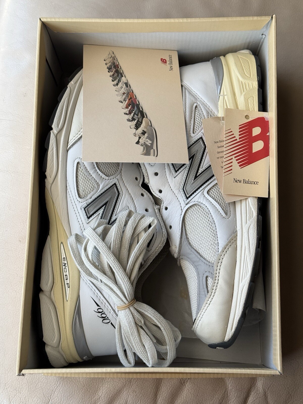 Size 11 - New Balance Teddy Santis x 990v3 Made in USA Sea Salt