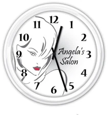 Beauty Hair Salon PERSONALIZED Wall Clock Nail Skin Care Spa Stylist GIFT