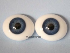 Yeux verre 10/11mm ovales poupée ancienne/moderne/BJD-Oval Doll Glass Eyes