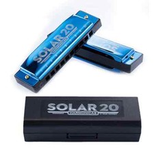 Diatonic key 10 hole harmonica with box harp instrument in the key of C