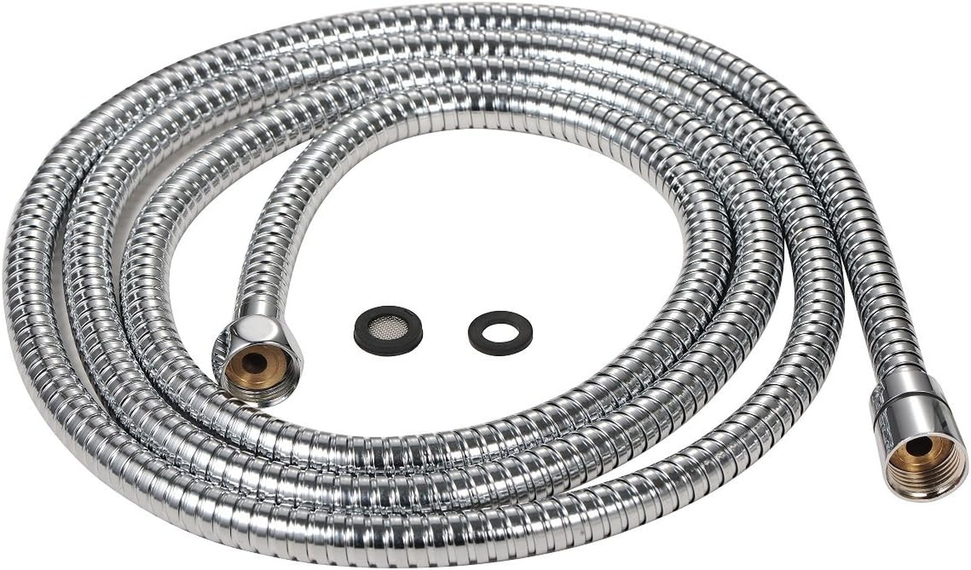 100 Inch Extra Long Shower Hose for Handheld Shower Head with Brass Fittings, 8