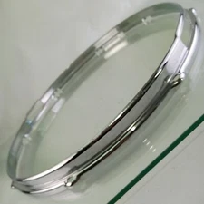 Slingerland 15"BRASS Stick-Saver Snare Drum Resonant COB Rim/Hoop Chrome 8Lug60s