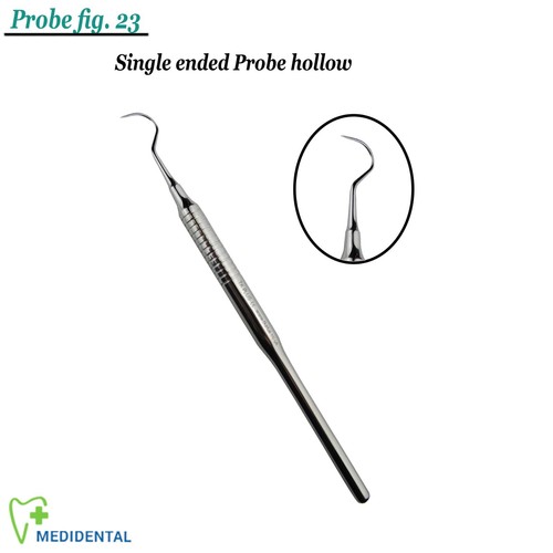Orthodontic Hygienic Scalar Probe Fig.23 Single Ended Dental Hand Instruments CE - 第 1/4 張圖片