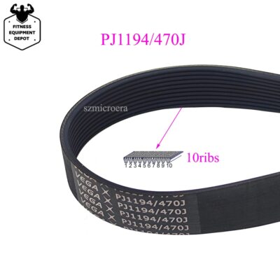 VEGA V-Belt PJ1194 470J 6/7/8/9/10 ribs Treadmill Motor Belt Drive